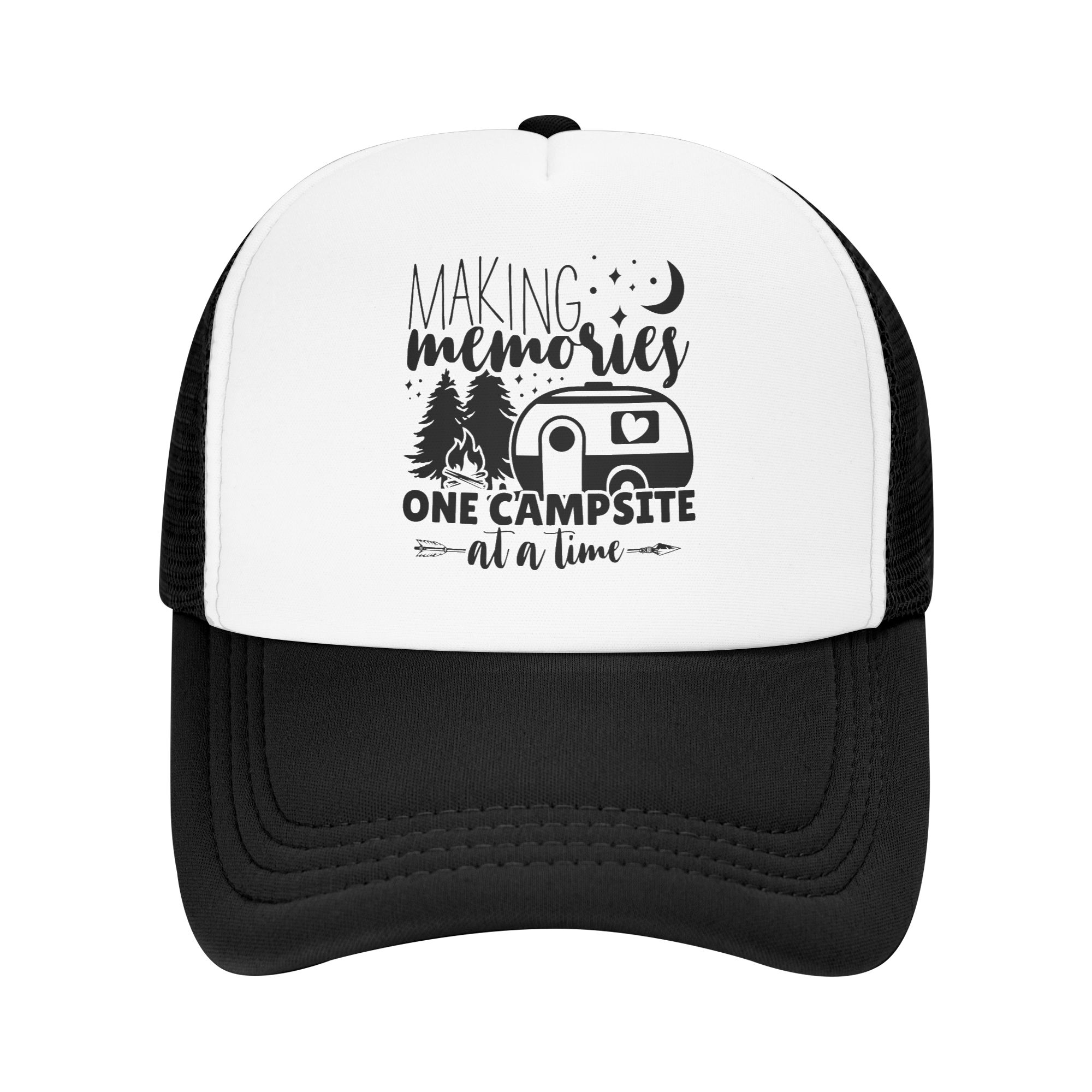 Trucker Hat Cap - Classic Unisex Adventure Camping Happy Camper