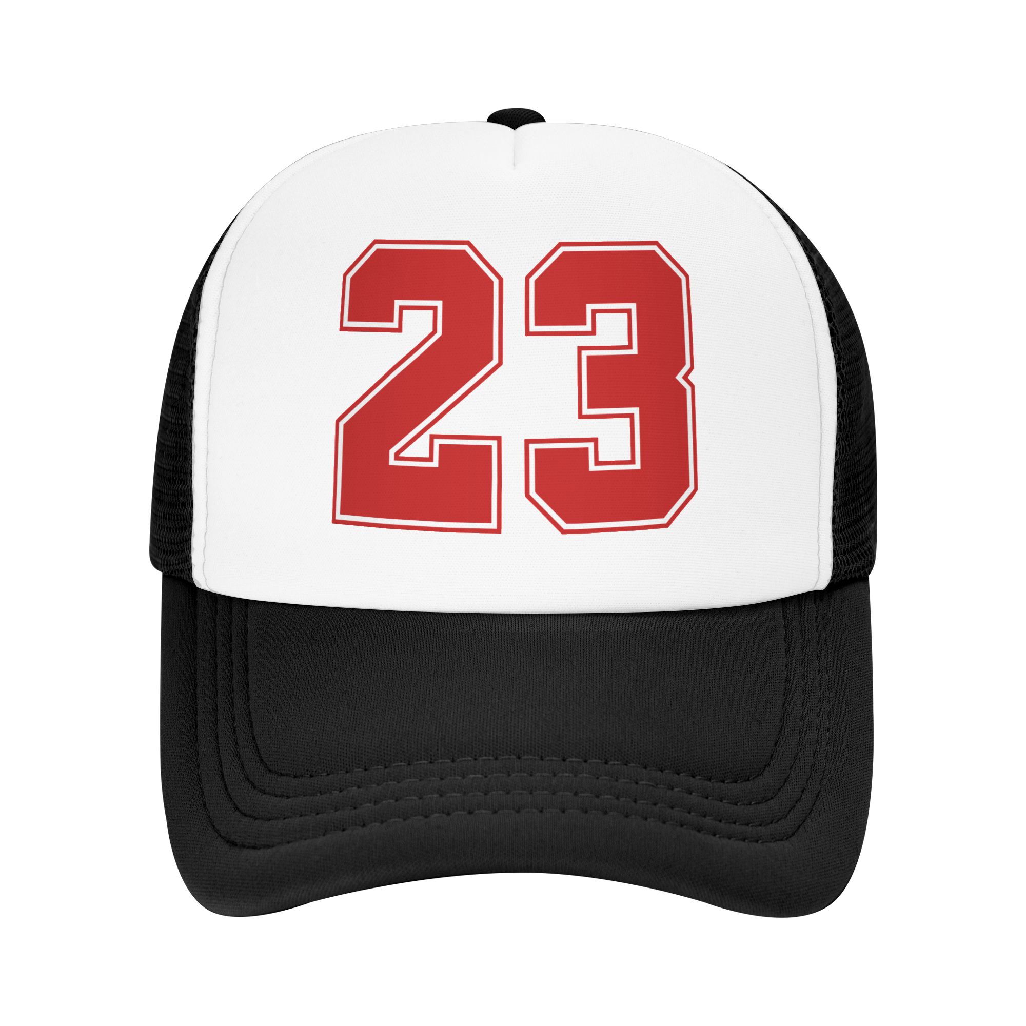 Trucker Hat Cap - Classic 23 Number Baseball Cap for