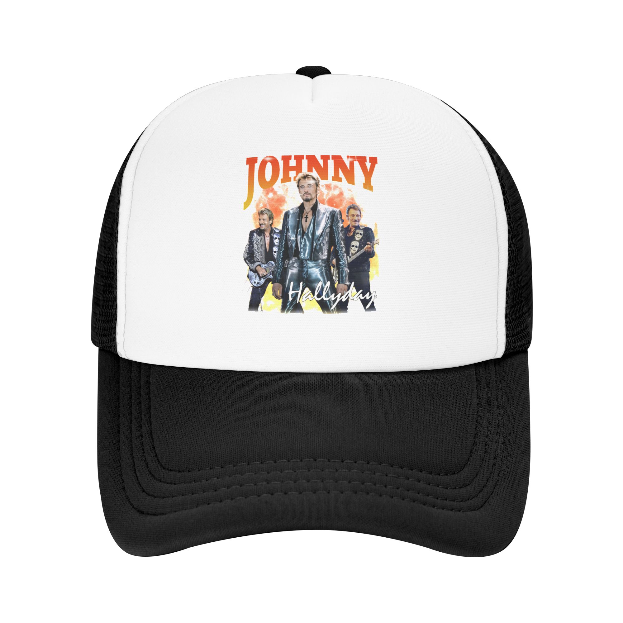 Trucker Hat Cap - Johnny Hallyday Baseball Cap Men Women