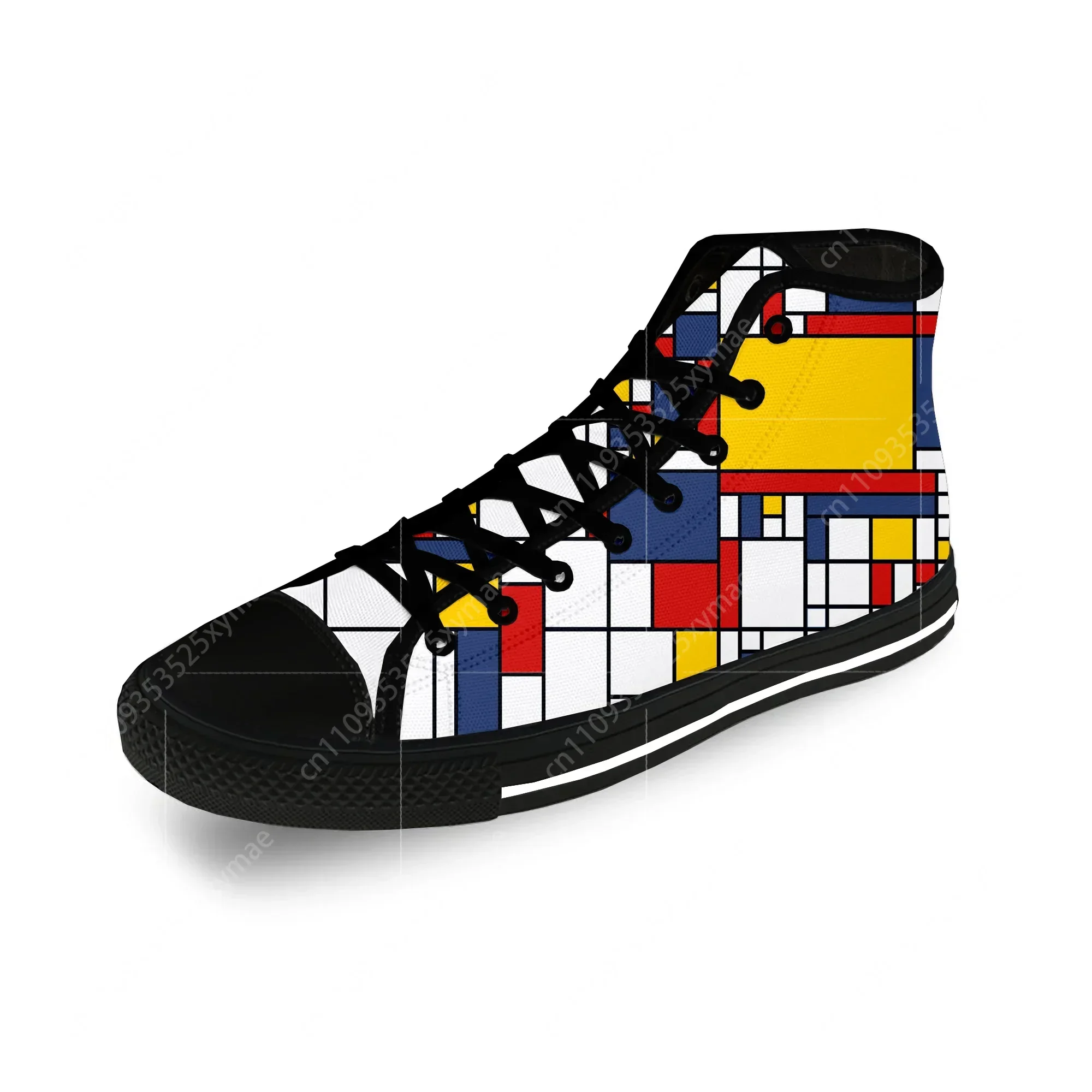 Men'S Fashion Aesthetics - Mondrian Abstract Art Aesthetic Casual Cloth