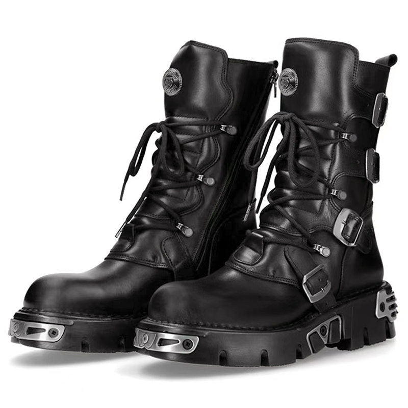 Men'S Fashion Footwear - men luxury fashion punk gothic high