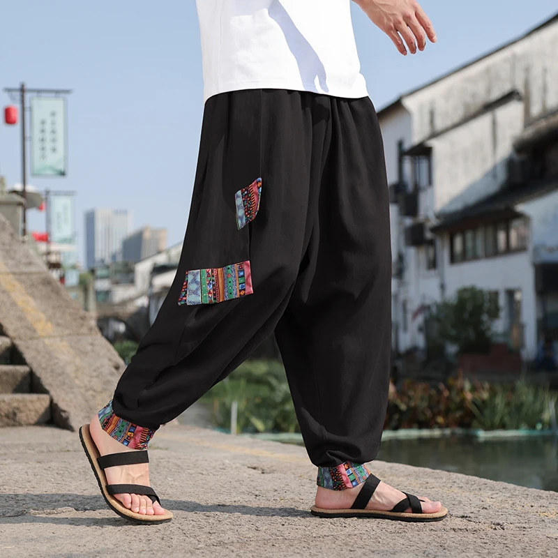 Chino Pants Men - 2026 Chinese Style Men's Retro Wide