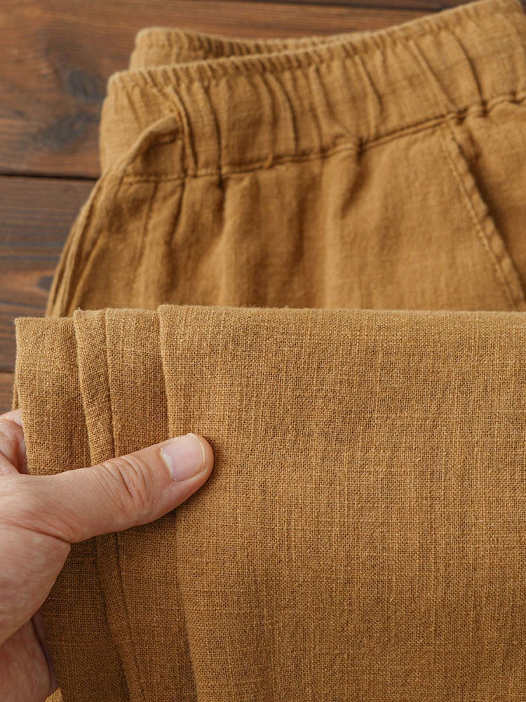 Chino Pants Men - Casual Cotton Linen Chino Pants Men