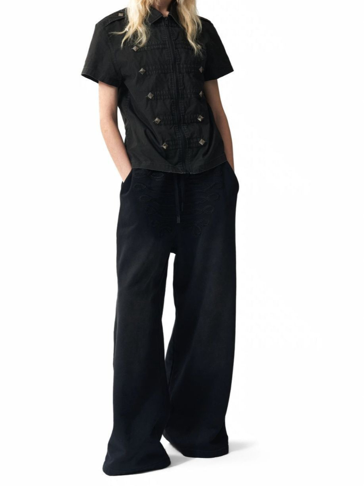 Men'S Fashion Aesthetics - 2026 Summer Y2k Aesthetic Rivets Retro