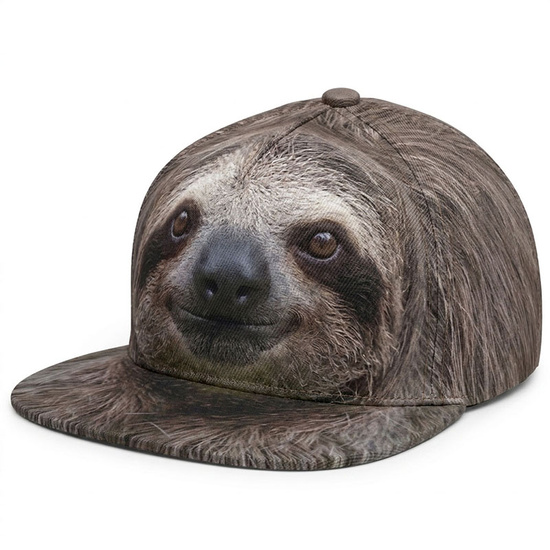 Trucker Hat Cap - Sloth Custom Baseball Caps Slowpoke Sleepy