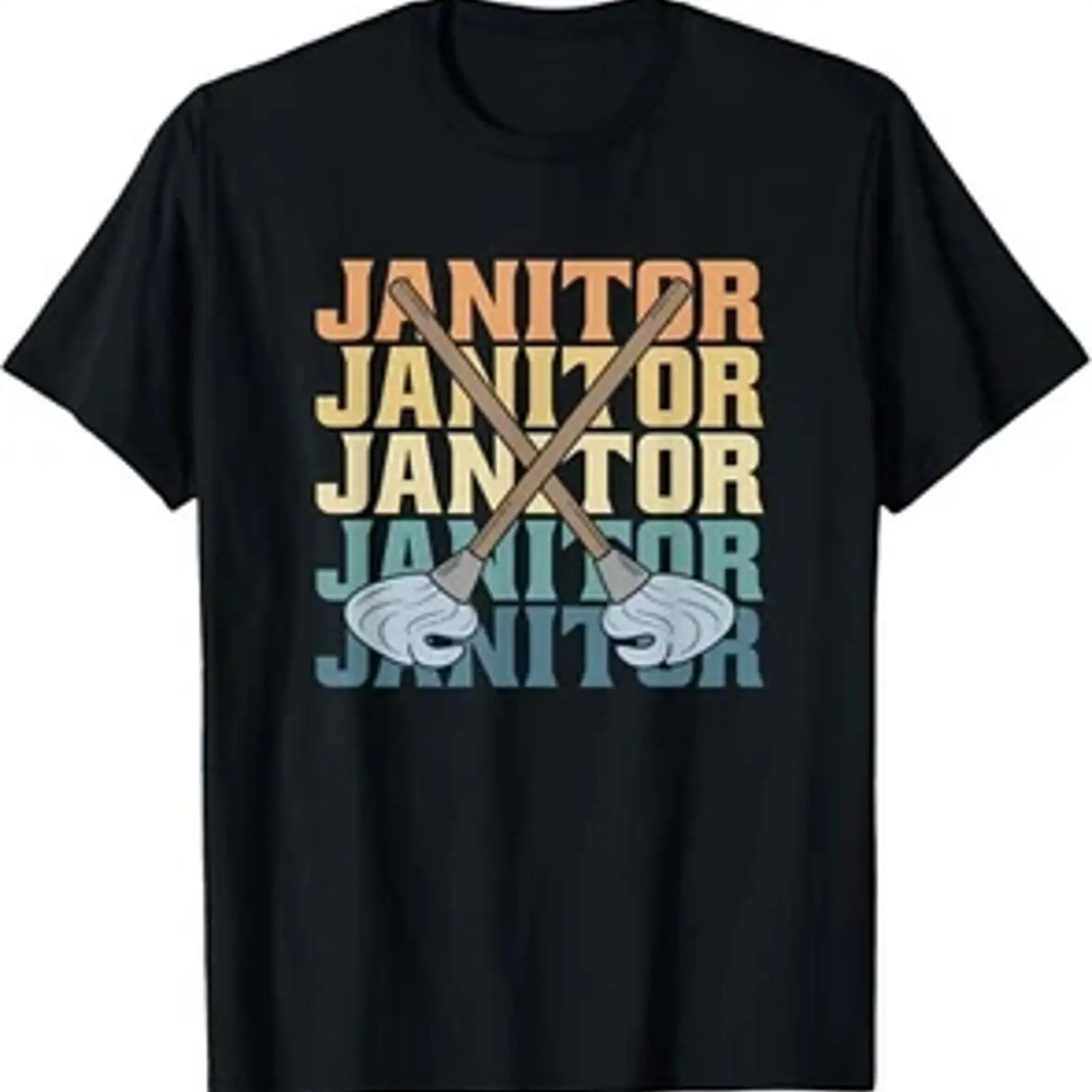 Men'S Fashion Depot - Retro Janitor Depot Vintage T Shirt