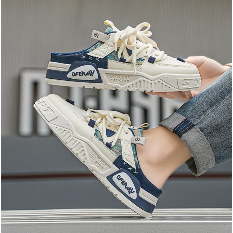 Men'S Fashion Loafers Shoes - Fashion Men Casual Shoes Half Slippers