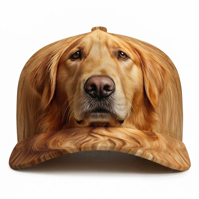 Trucker Hat Cap - Golden Retriever Dog Baseball Caps Pet