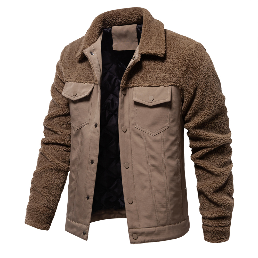 AIOPESON Men's Winter Warm Thi - Sherpa Jacket Fleece ulasan dan harga