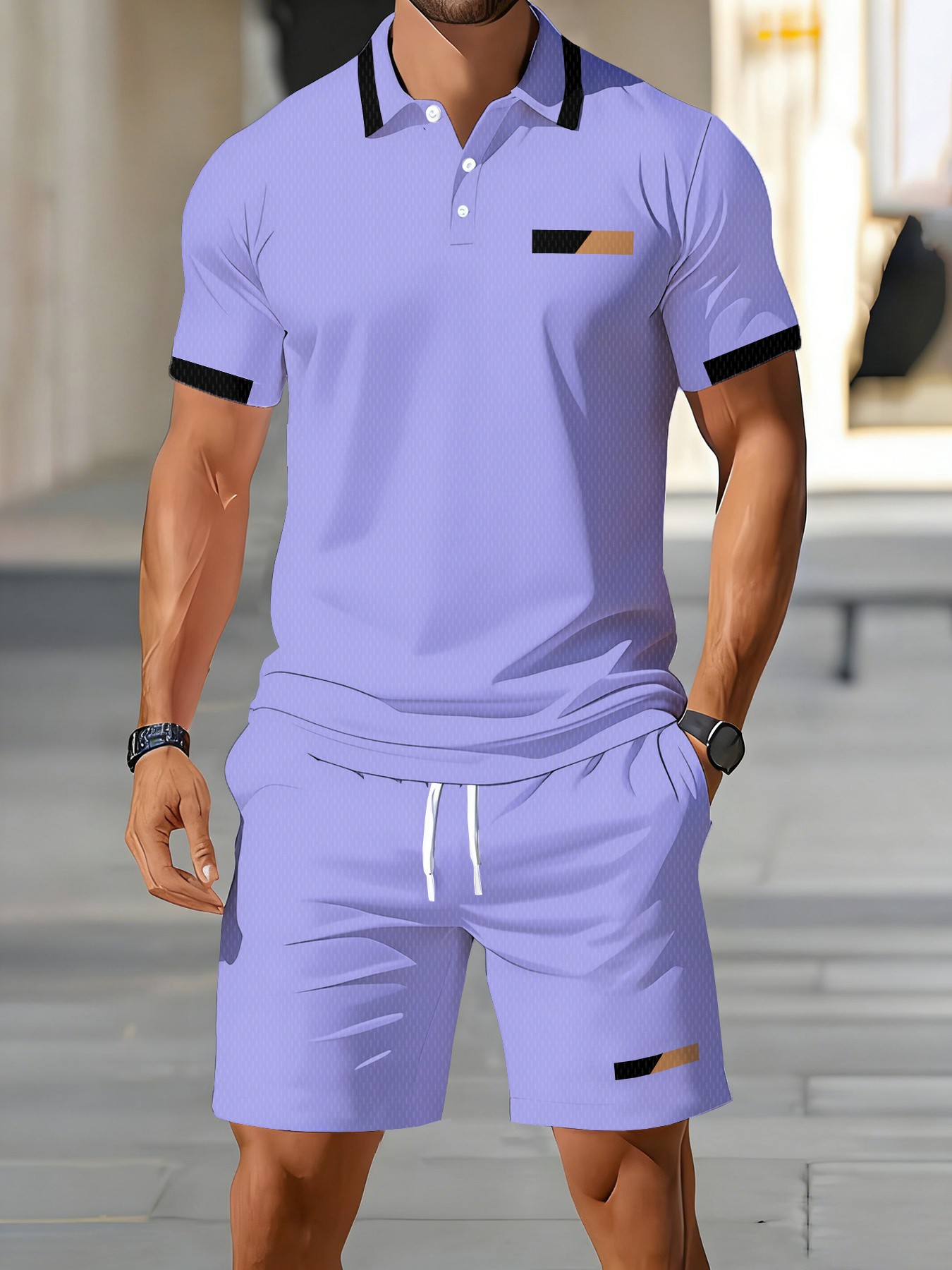 2026 Summer American Men's Pol - Men'S Fashion Polo Shirt ulasan dan harga