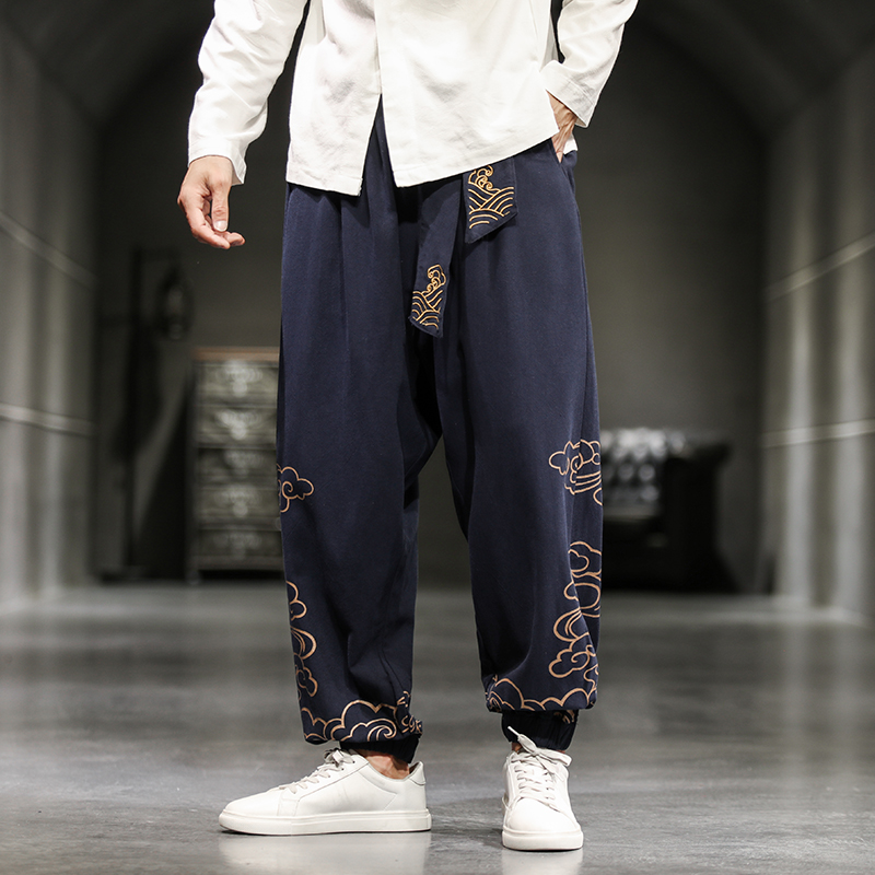 Chinese Style Retro Auspicious - Chino Pants Men ulasan dan harga