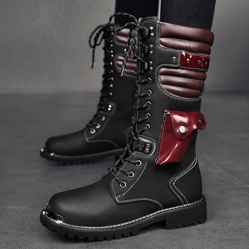 Men's high top motorcycle boot - Men'S Fashion For 30 Year Olds ulasan dan harga