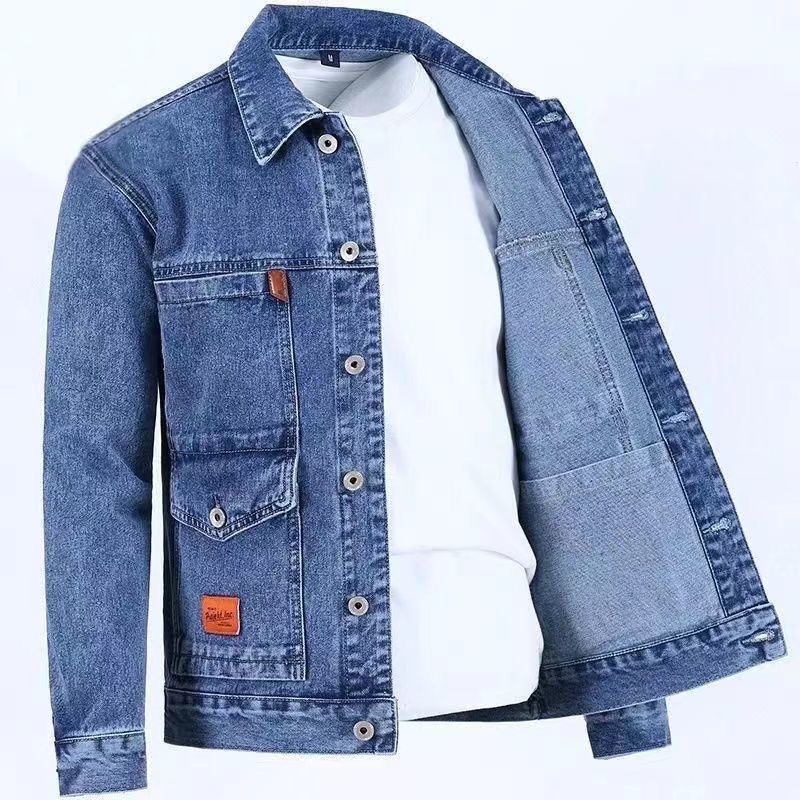 2023 Spring and Autumn New Fas - Mens Fashion Denim Jacket ulasan dan harga