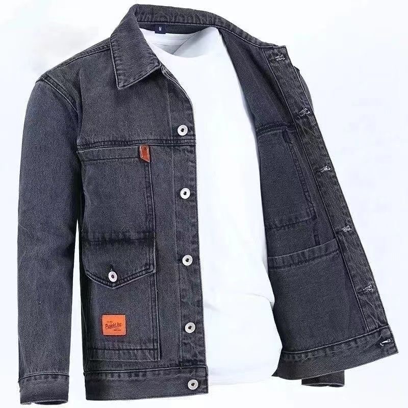 2023 Spring and Autumn New Fas - Mens Fashion Denim Jacket ulasan dan harga