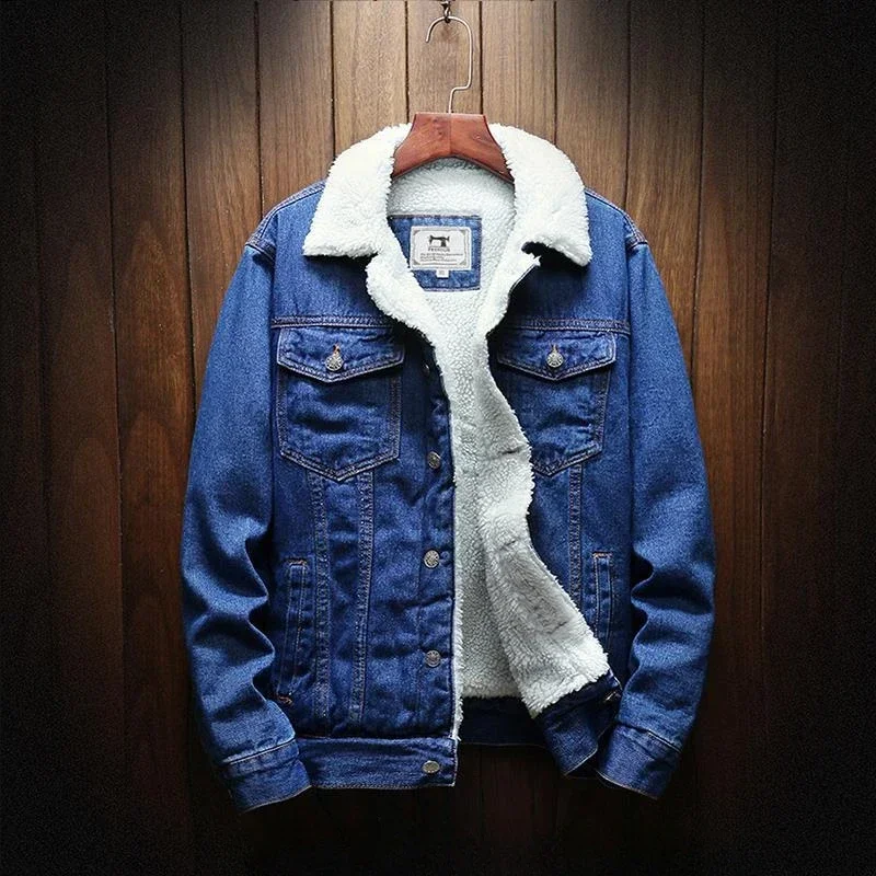 Denim Jackets Man Padding with - Mens Fashion Denim Jacket ulasan dan harga