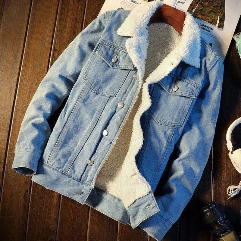 Denim Jackets Man Padding with - Mens Fashion Denim Jacket ulasan dan harga
