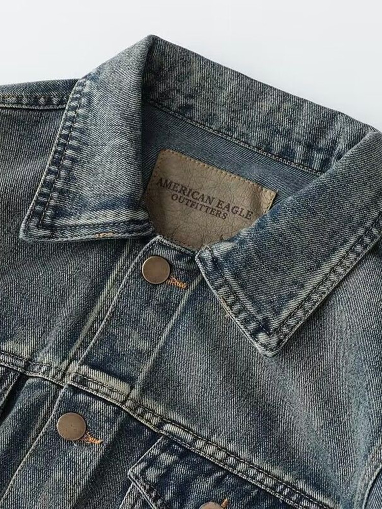 Autumn and Spring New Fashion  - Mens Fashion Denim Jacket ulasan dan harga