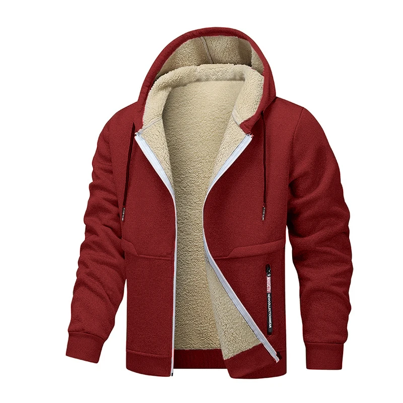 Animal Game Mens Casual Hooded - Sherpa Jacket Fleece ulasan dan harga