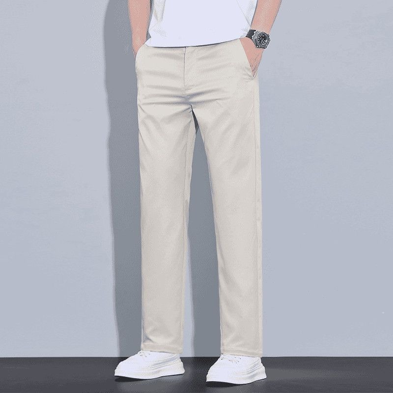 Mens Mid Waist Side Pockets Wr - Chino Pants Men ulasan dan harga