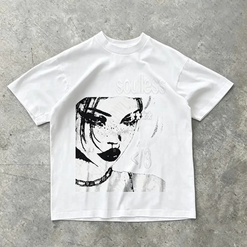 Punk Aesthetics Graphic Print  - Men'S Fashion Aesthetics ulasan dan harga
