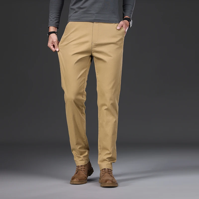 Good Quality 97%Cotton Men's C - Chino Pants Men ulasan dan harga