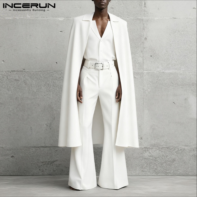 INCERUN Men Sets Solid Color L - Men'S Fashion Color ulasan dan harga