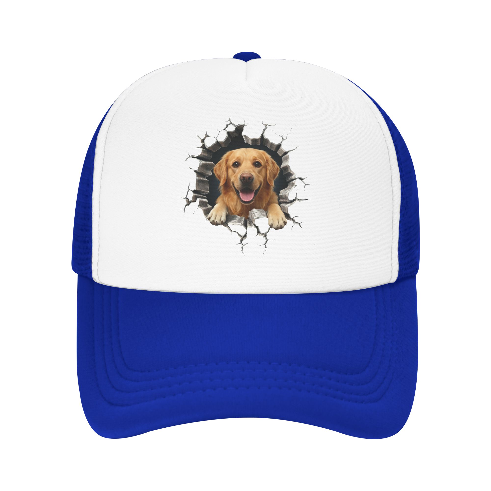 Breaking Through Golden Retrie - Trucker Hat Cap ulasan dan harga