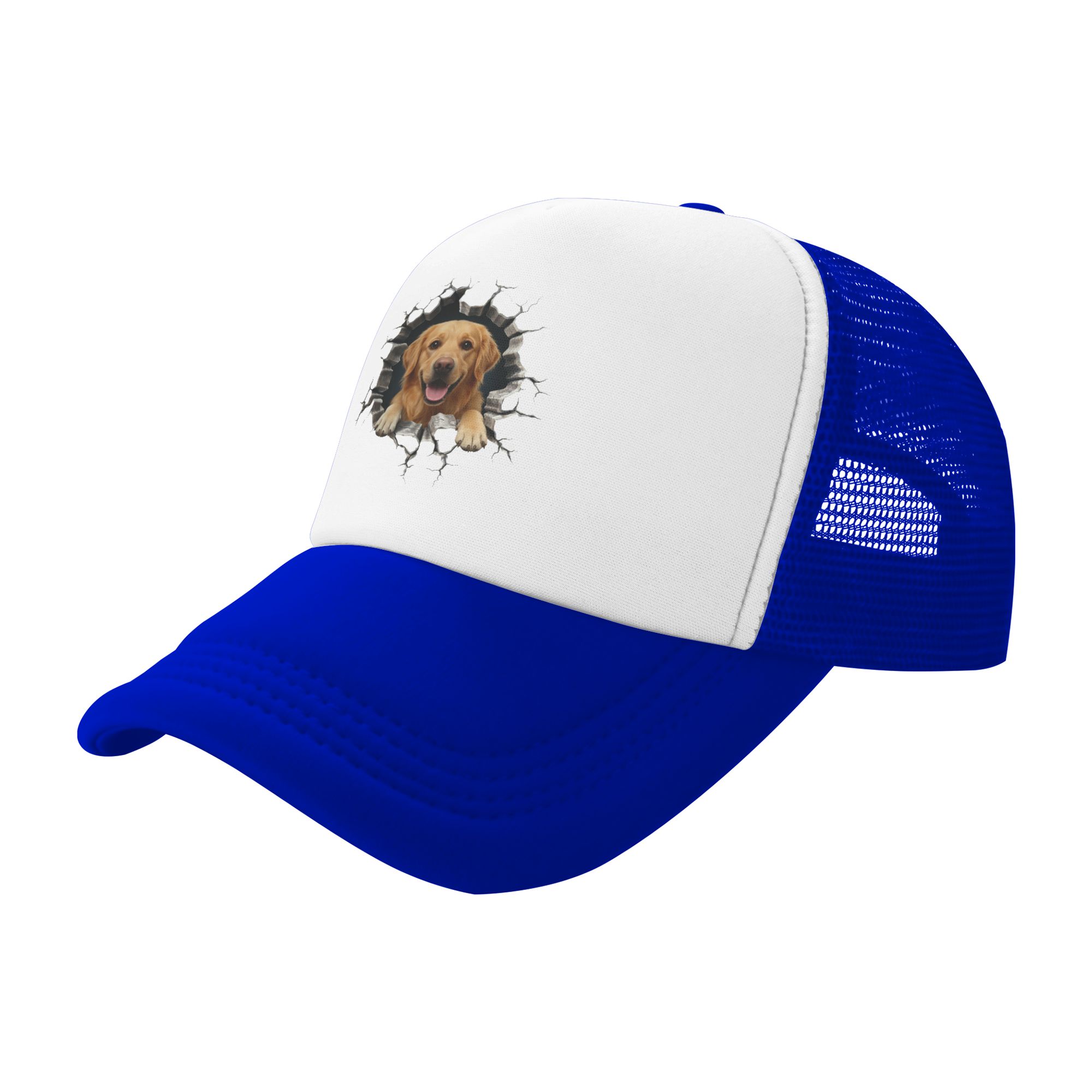 Breaking Through Golden Retrie - Trucker Hat Cap ulasan dan harga