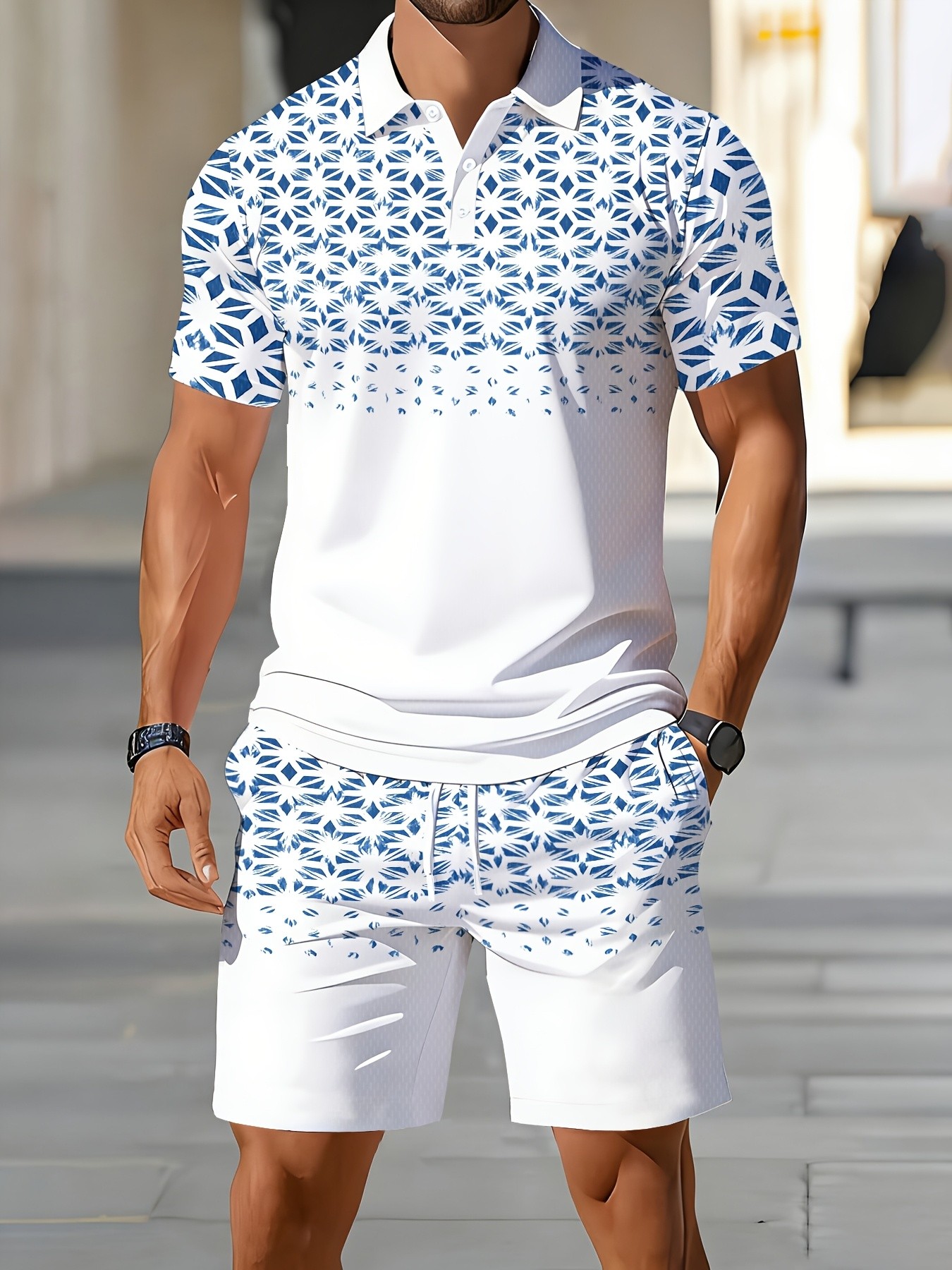 2026 Summer American Men's Pol - Men'S Fashion Polo Shirt ulasan dan harga