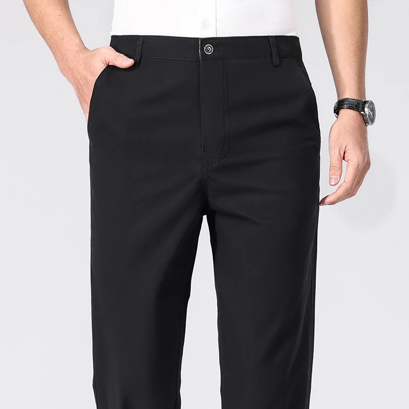 Mens Washed Twill Cotton Strai - Chino Pants Men ulasan dan harga