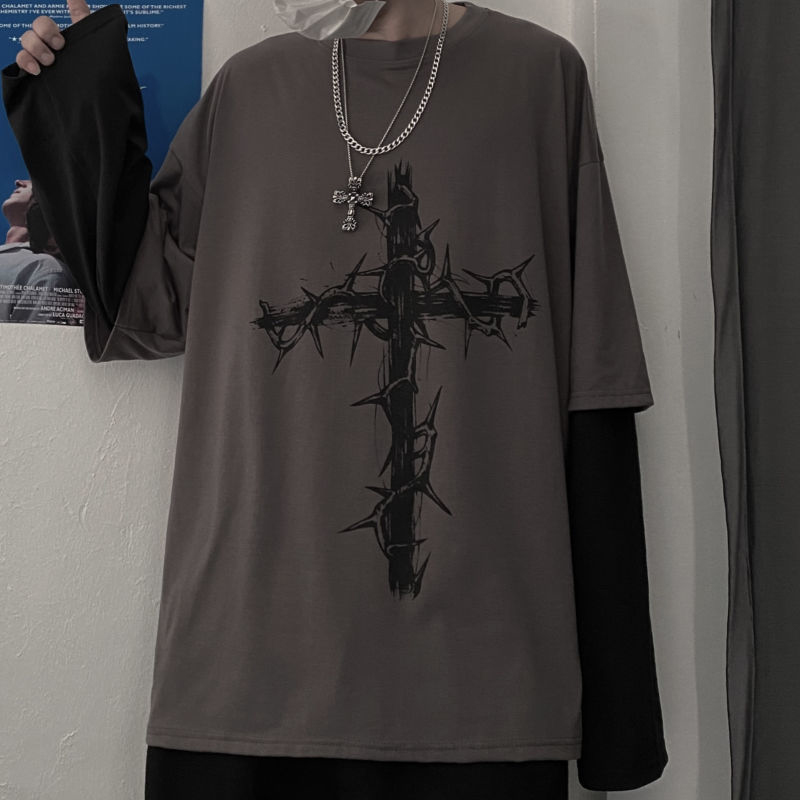 Grunge Clothes Women Long Slee - Men'S Fashion Aesthetics ulasan dan harga