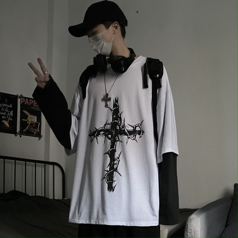 Grunge Clothes Women Long Slee - Men'S Fashion Aesthetics ulasan dan harga