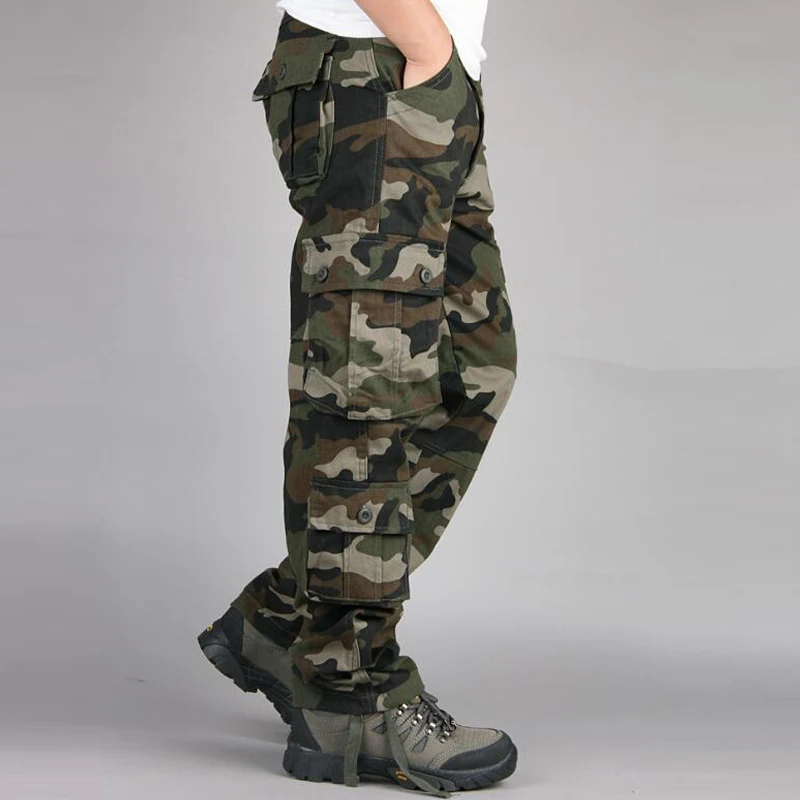 Men's Camouflage Militarmy Pan - Mens Fashion Camo Pants ulasan dan harga