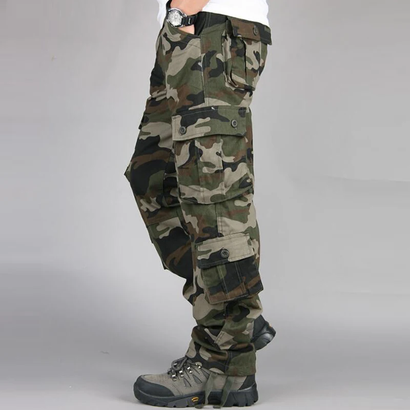 Men's Camouflage Militarmy Pan - Mens Fashion Camo Pants ulasan dan harga