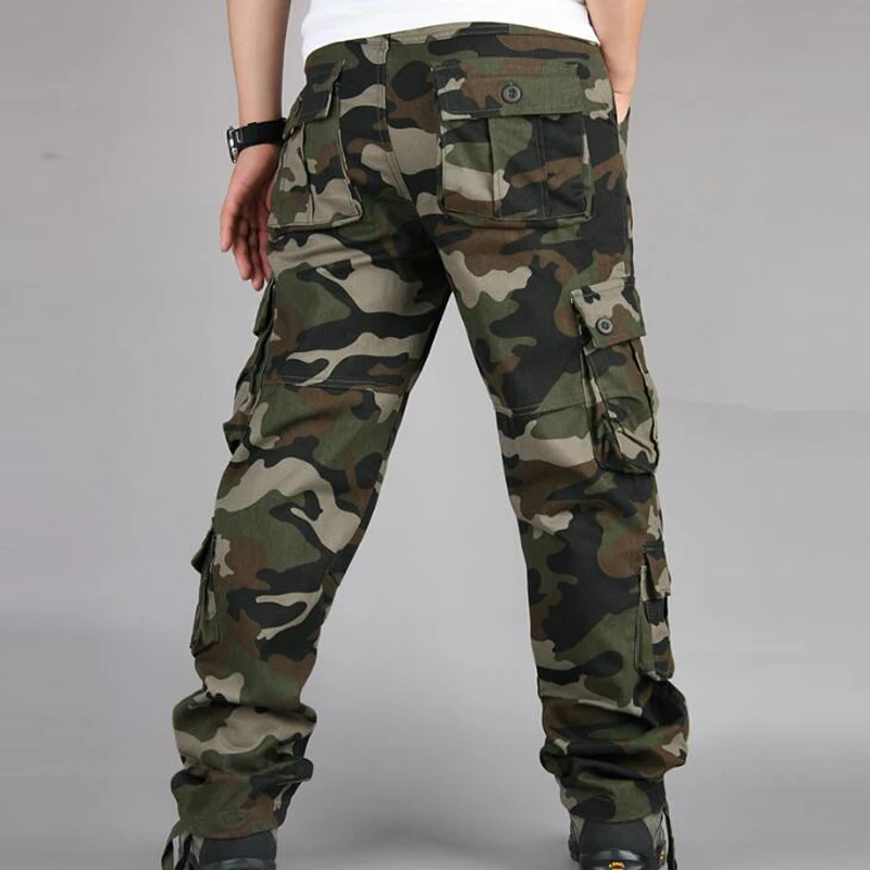 Men's Camouflage Militarmy Pan - Mens Fashion Camo Pants ulasan dan harga