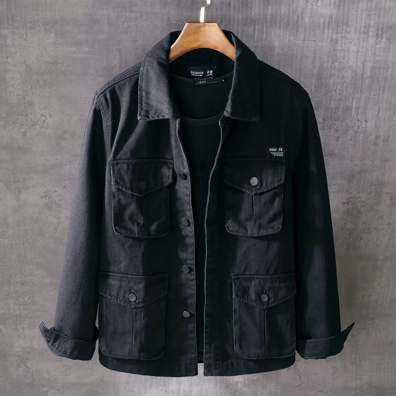 Spring and Autumn New Men's Fa - Mens Fashion Denim Jacket ulasan dan harga