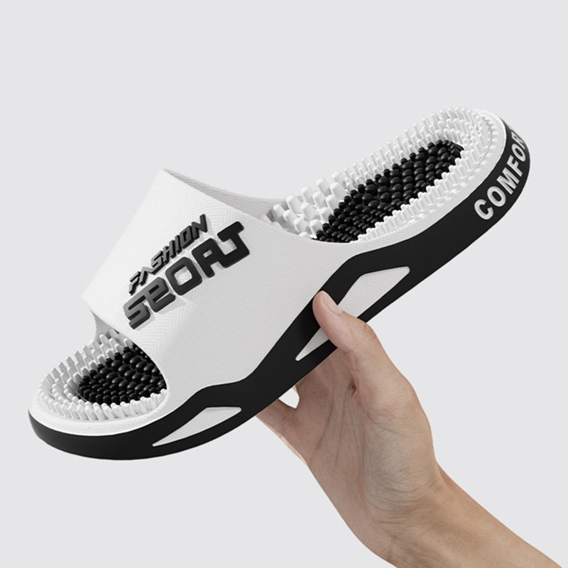 New Men Slippers Massage Slipp - Men'S Fashion Footwear ulasan dan harga