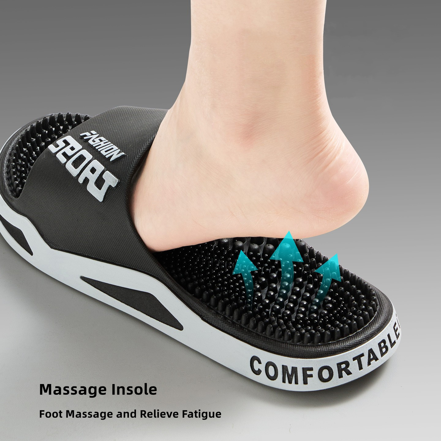 New Men Slippers Massage Slipp - Men'S Fashion Footwear ulasan dan harga