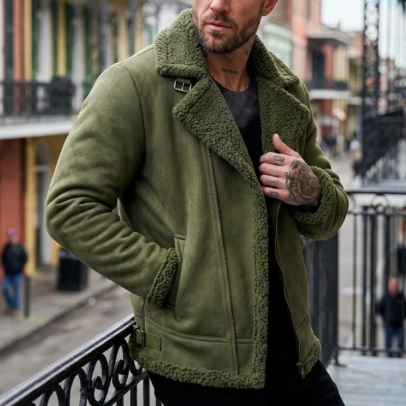 Men’s Winter Hiking Jacket Out - Sherpa Jacket Fleece ulasan dan harga