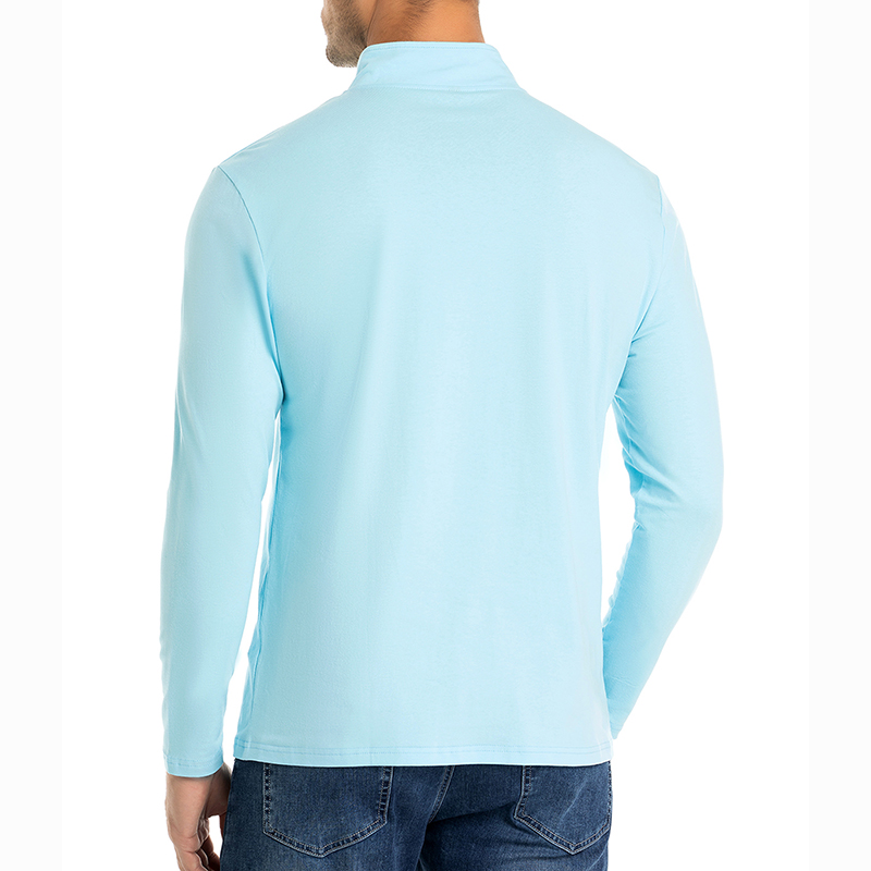 Men's 1/4 Zipper Long Sleeve S - Mens Fashion Quarter Zip ulasan dan harga
