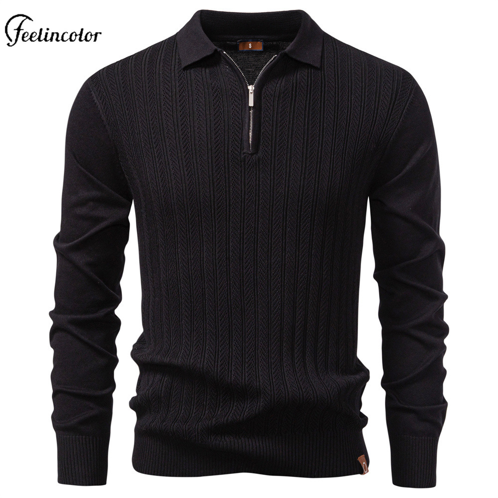 Olive Green Men's Quarter Zip  - Mens Fashion Quarter Zip ulasan dan harga