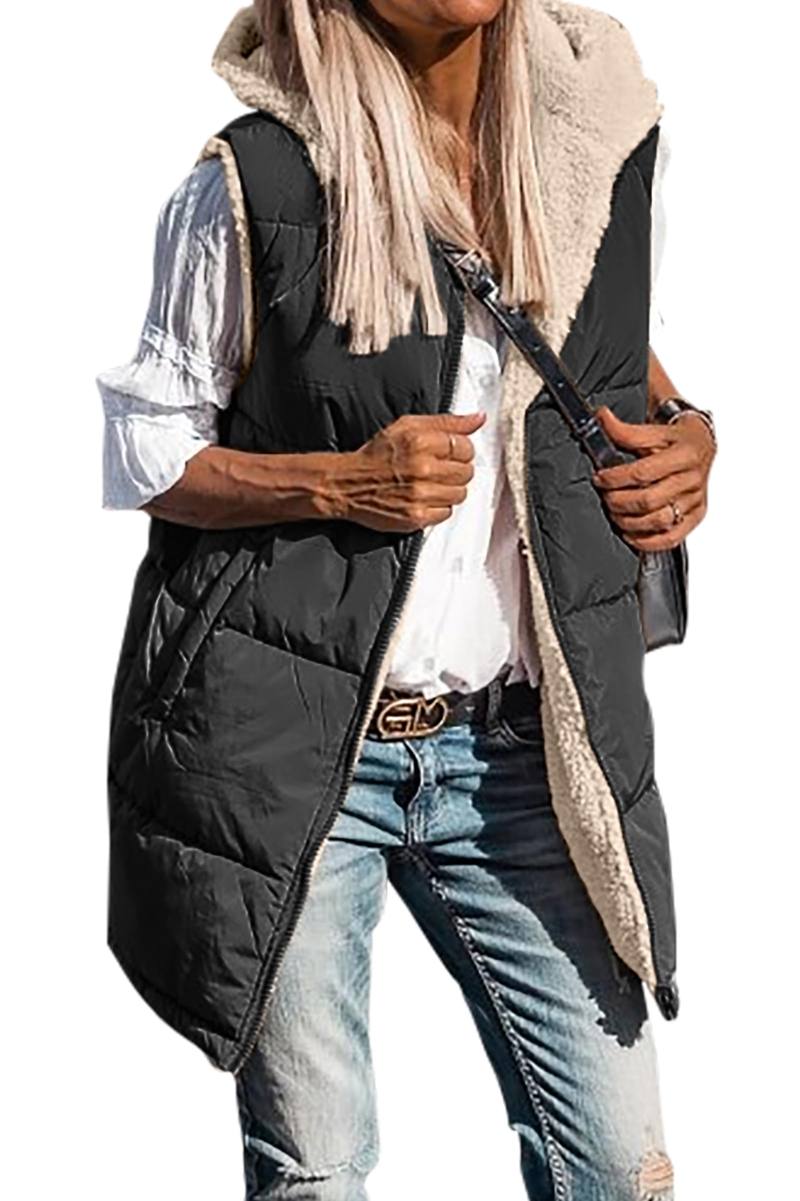 Both Sides Can Wear Women's 20 - Sherpa Jacket Fleece ulasan dan harga
