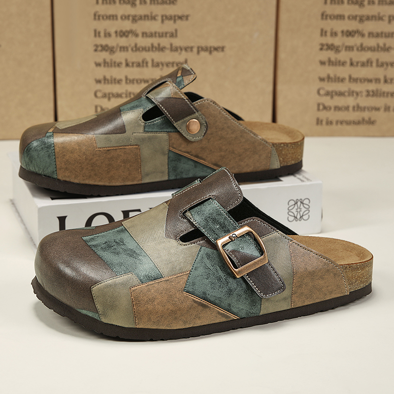 Unisex Cork Closed Toe Slipper - Men'S Fashion For 30 Year Olds ulasan dan harga