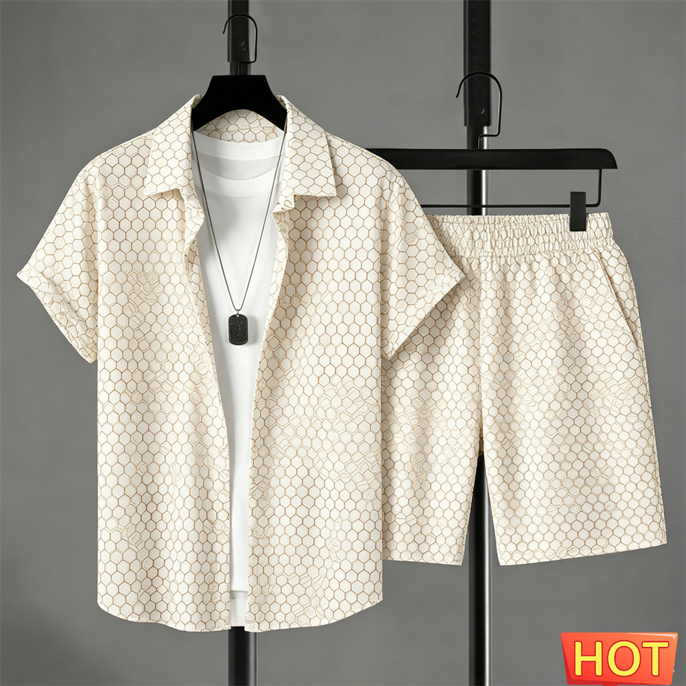 Summer Outfits Man Shirt Set G - Men'S Fashion Looks ulasan dan harga