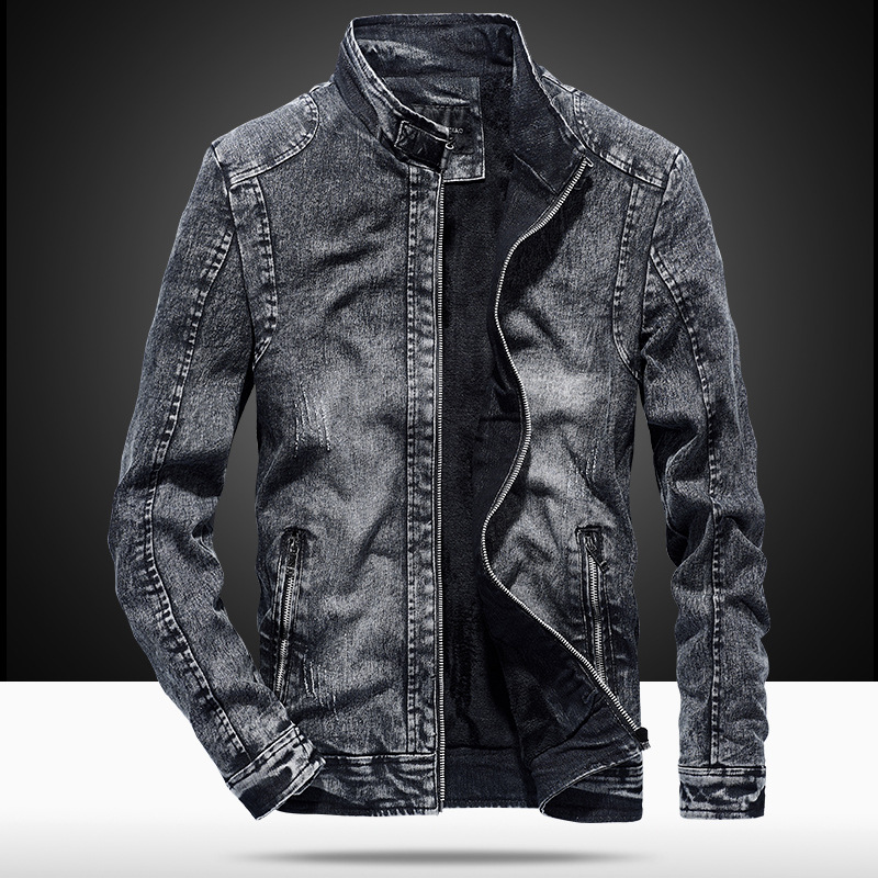 2026 Europe and America Fashio - Mens Fashion Denim Jacket ulasan dan harga