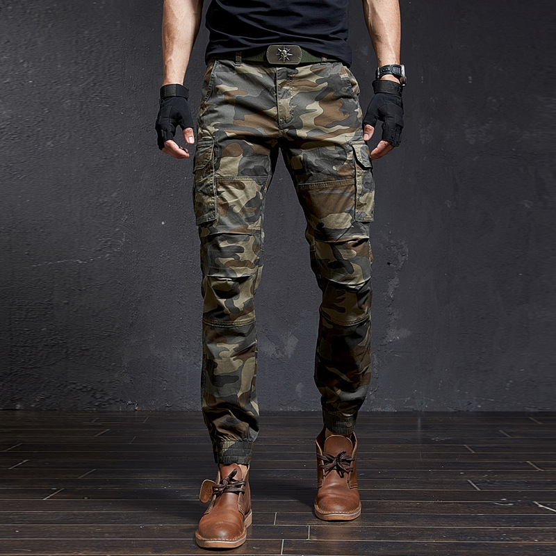 Fashion High Quality Slim Camo - Mens Fashion Camo Pants ulasan dan harga