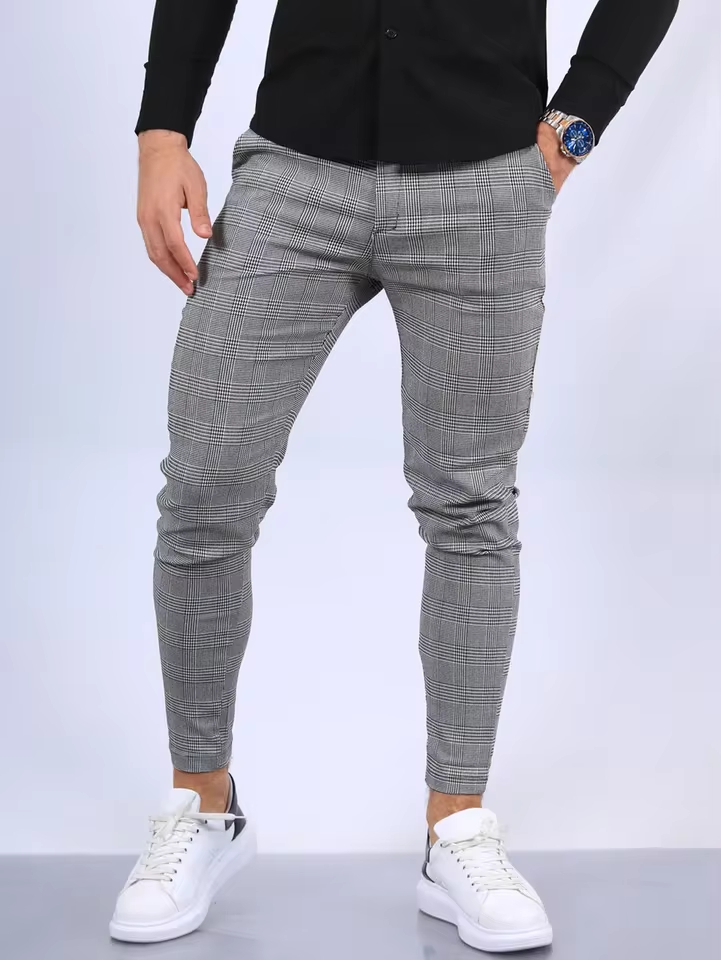 Casual Men's Business Cotton   - Chino Pants Men ulasan dan harga