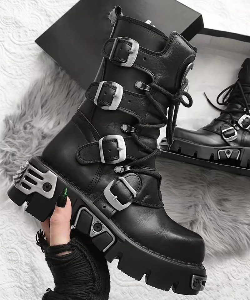 men luxury fashion punk gothic - Men'S Fashion Footwear ulasan dan harga