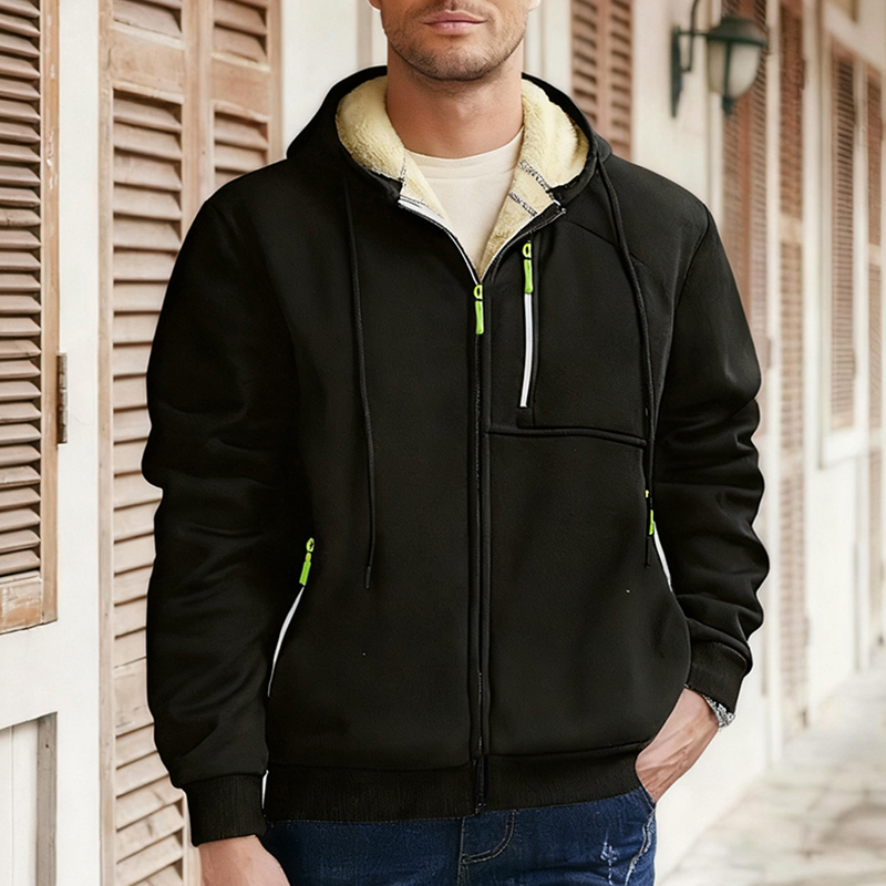 Men's Winter Warm Sherpa Plush - Sherpa Jacket Fleece ulasan dan harga