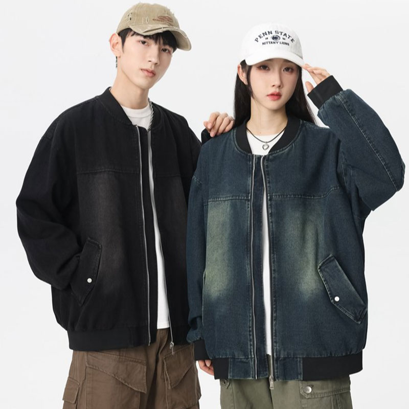 Spring Autumn Sports Jacket Ca - Mens Fashion Denim Jacket ulasan dan harga
